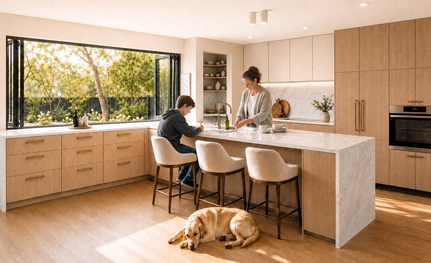 Modern Sentinel family kitchen